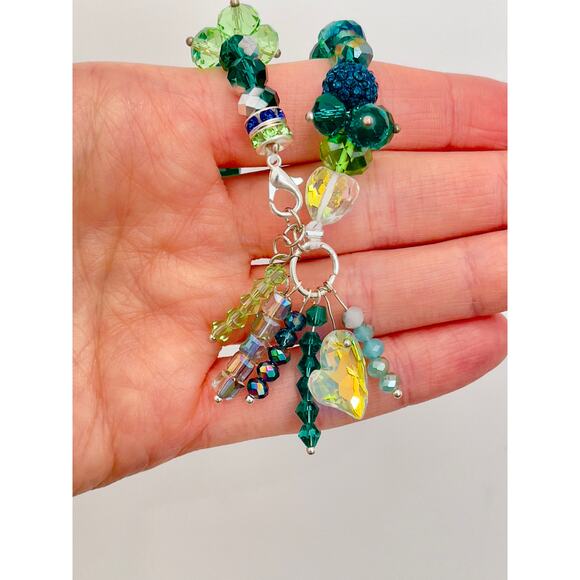 Swarovski Beaded Bracelet- Green - Picture 5 of 6